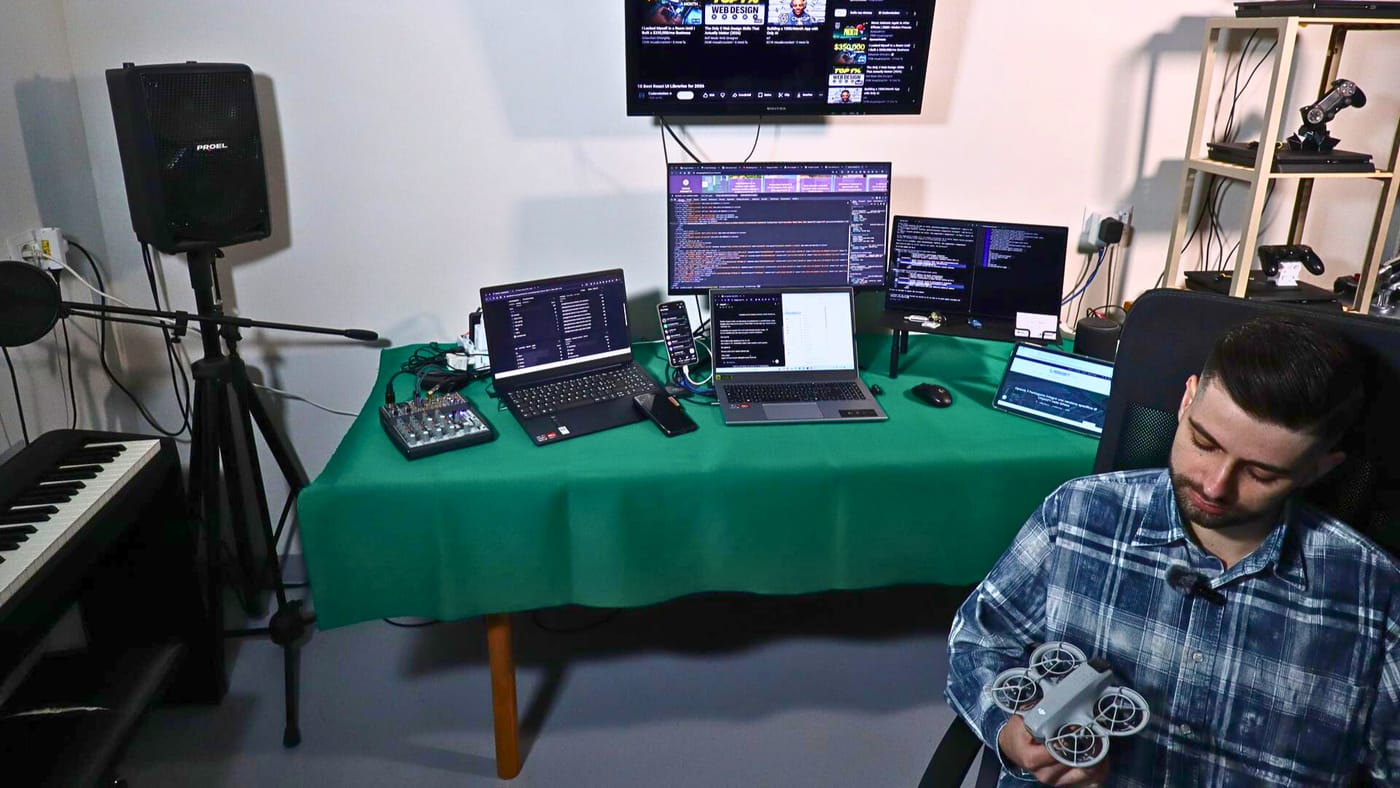 postazione sviluppo siti web fermo