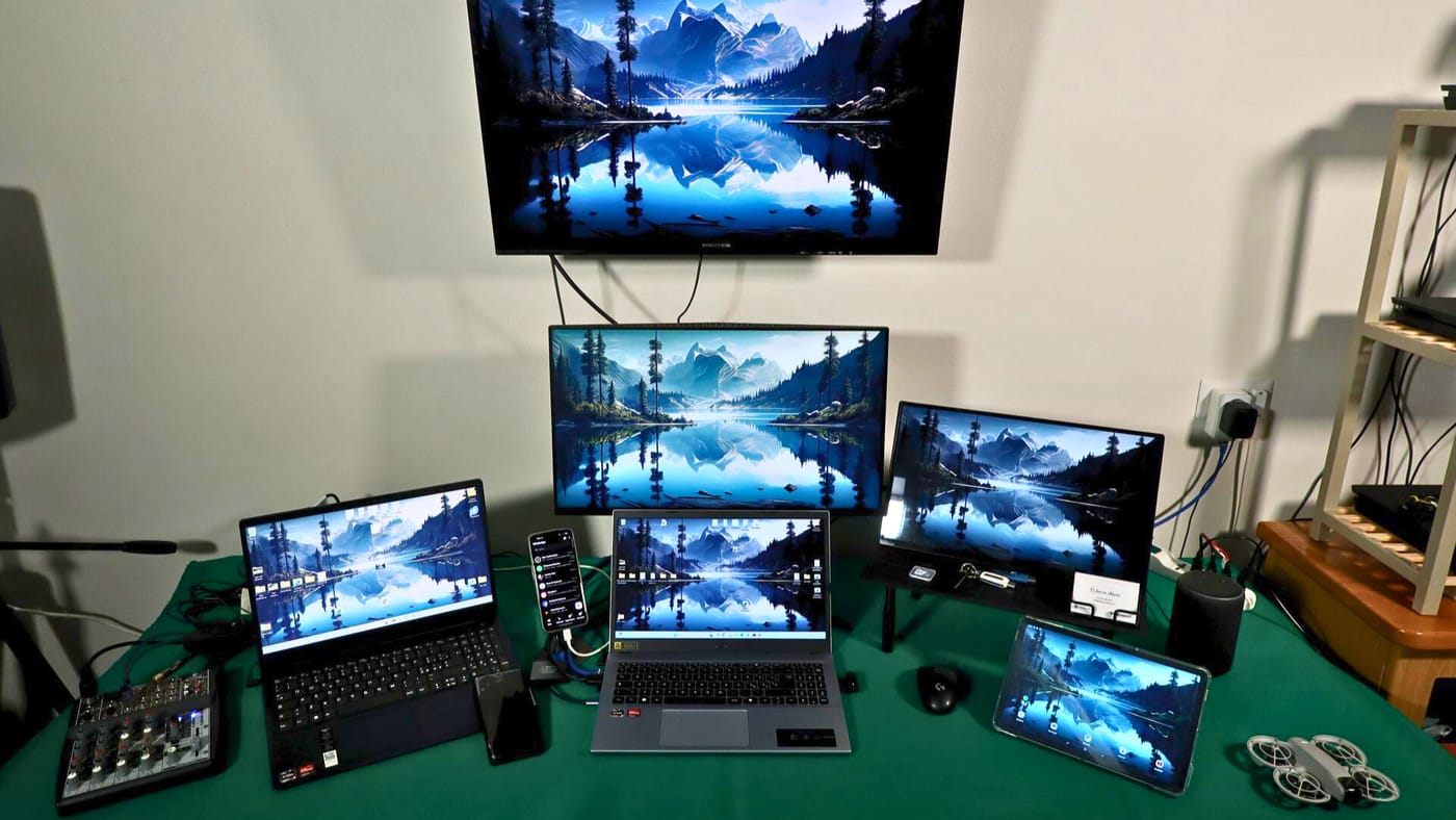 sviluppo web infrastruttura digitale multi monitor
