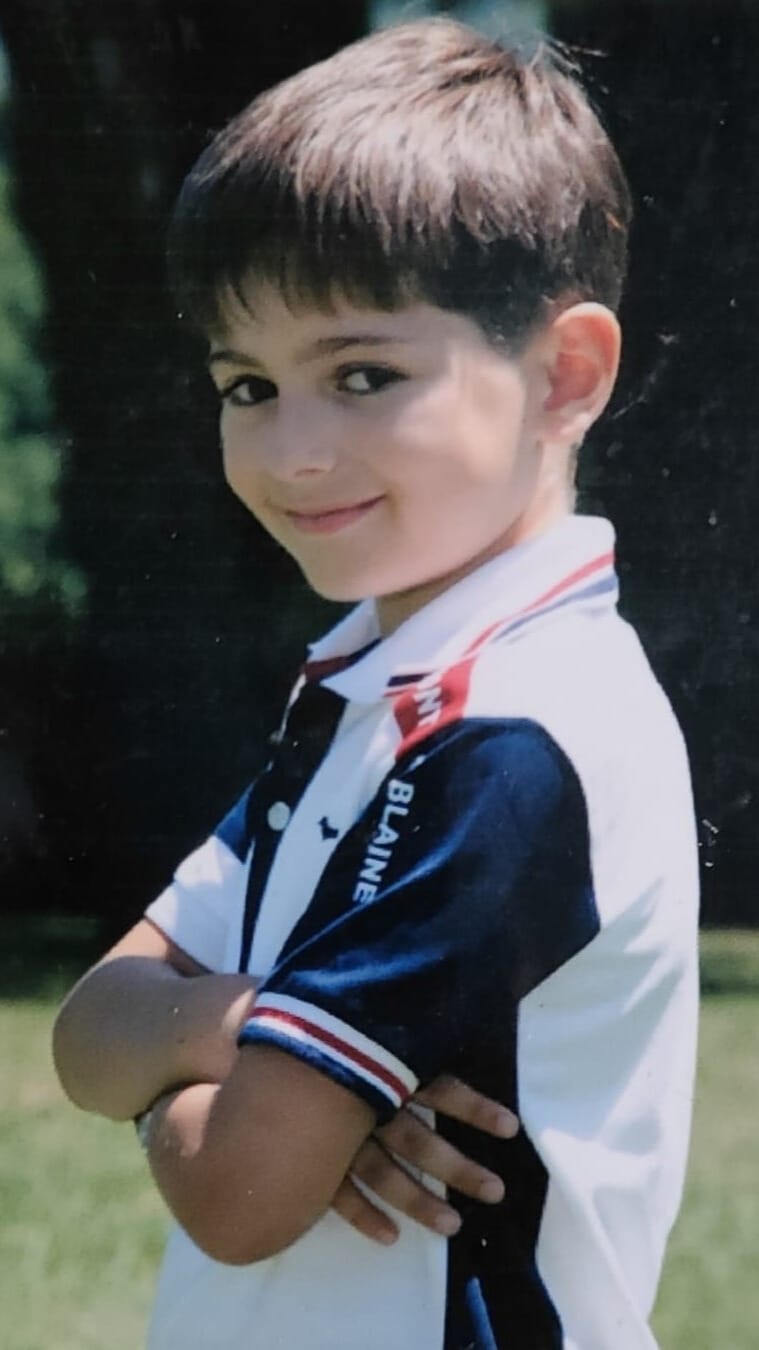 valerio alesi child